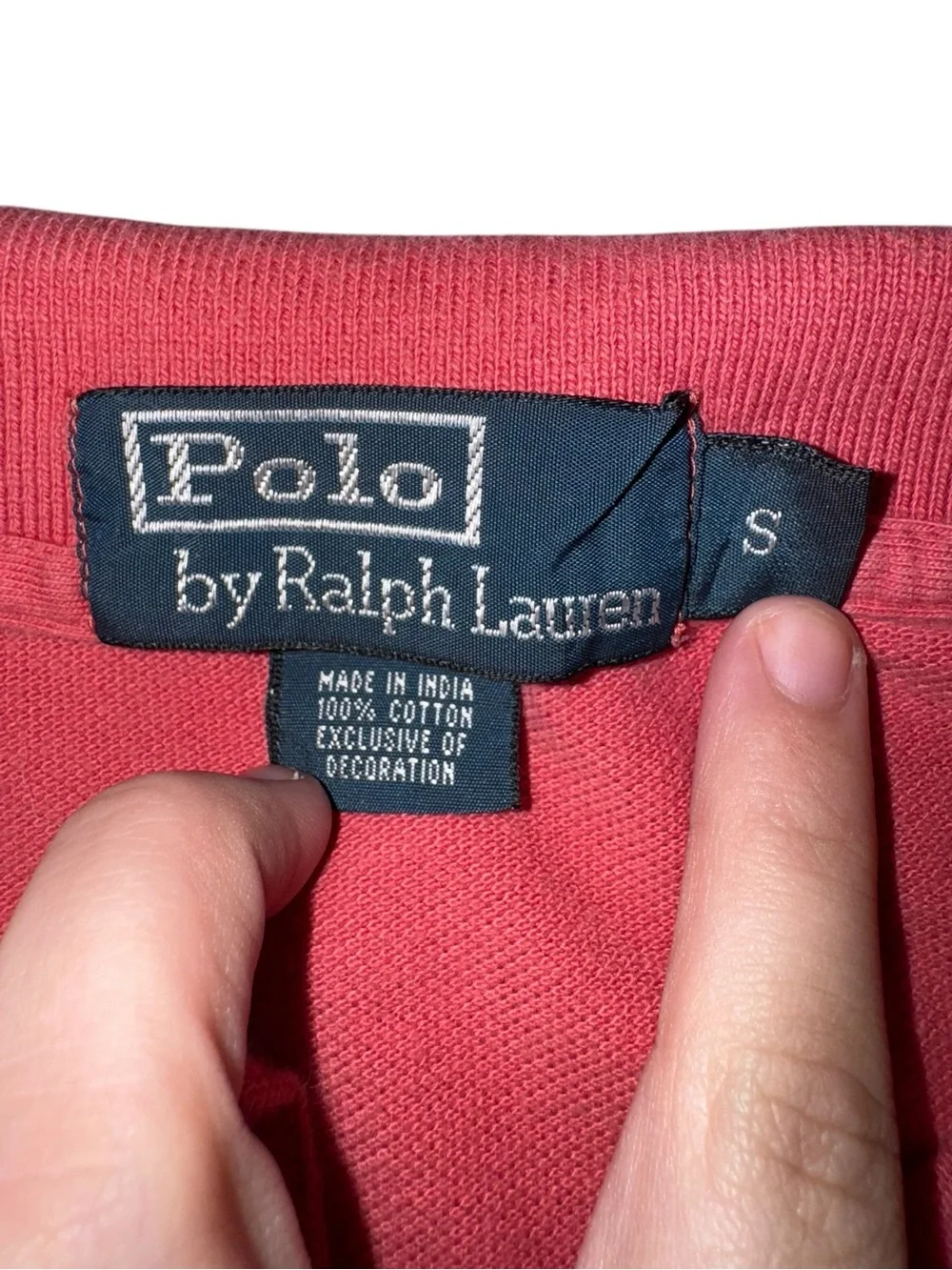 Vintage Polo Ralph Lauren Striped Polo Shirt Mens Small Multicolor 100% Cotton